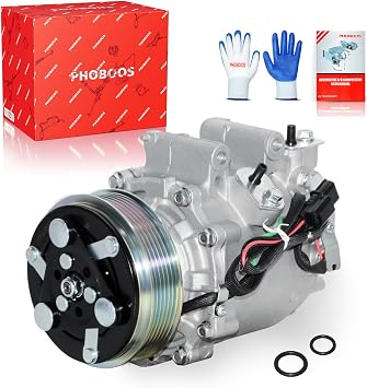 PHOBOOS A/C Compressor with Clutch Compatible with Acura & Honda