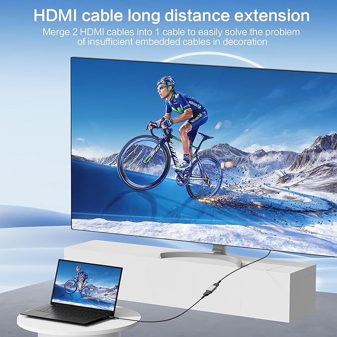Adaptador HDMI a HDMI 8K 4 Pack, Hembra a Hembra, 8K@60Hz, HDMI 2.1 miniatura 4