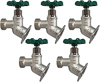 Vista 16 de XFITTING 1/2" hembra NPT x 3/4 GHT Sillcocks, GHT (manguera de jardín roscada) - latón 26-2-3 (1)