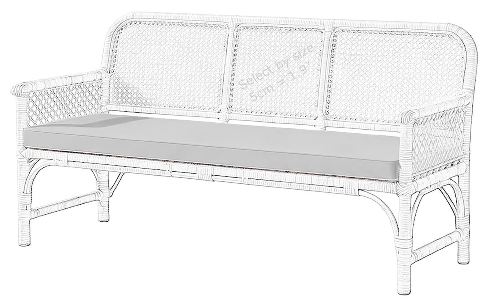Iliemao Silver Grey Outdoor Bench Cushion Waterproof 80% 48X18 54X18 48 X 16 44 X 18 48X20 40X18 36X14 60 Inch With Filling, Comfortable Cushion For Patio Porch Swing Garden Furniture(,120X50 Cm 47X20 In)