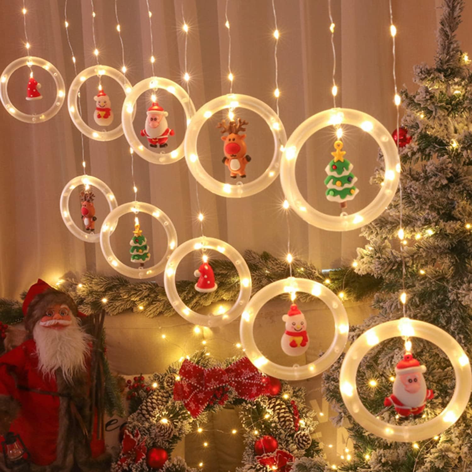 Buy Christmas Lights, 120 LED Lights 9.84 Feet Long Christmas