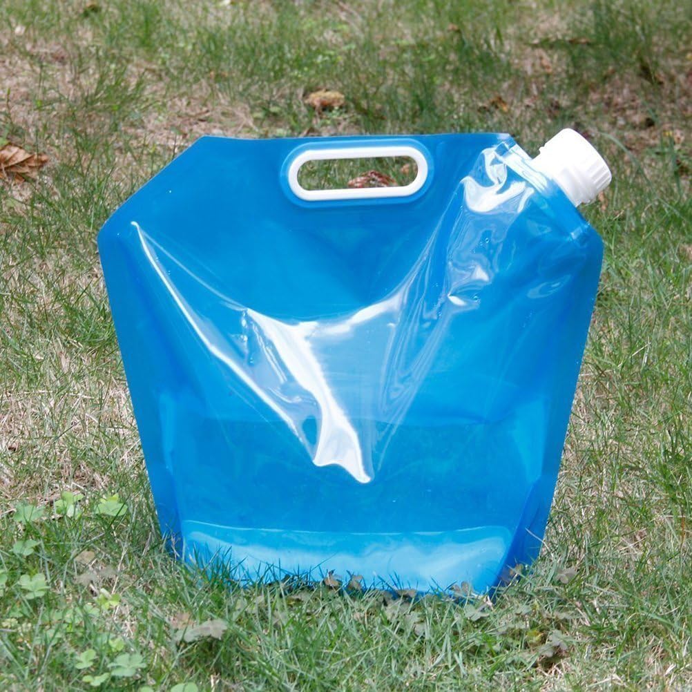Water Bags Storage 5L 10L Collapsible Water Container Foldable Portable for Camping, Hiking, Picnic, Travel, BBQ : Sports & Outdoors