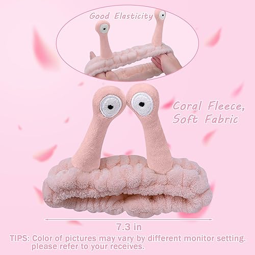 Miniatura 6 de Yonmut Bonita diadema rosa para maquillaje, diadema de maquillaje, diadema de lavado facial, diadema para lavar la cara, diademas de spa