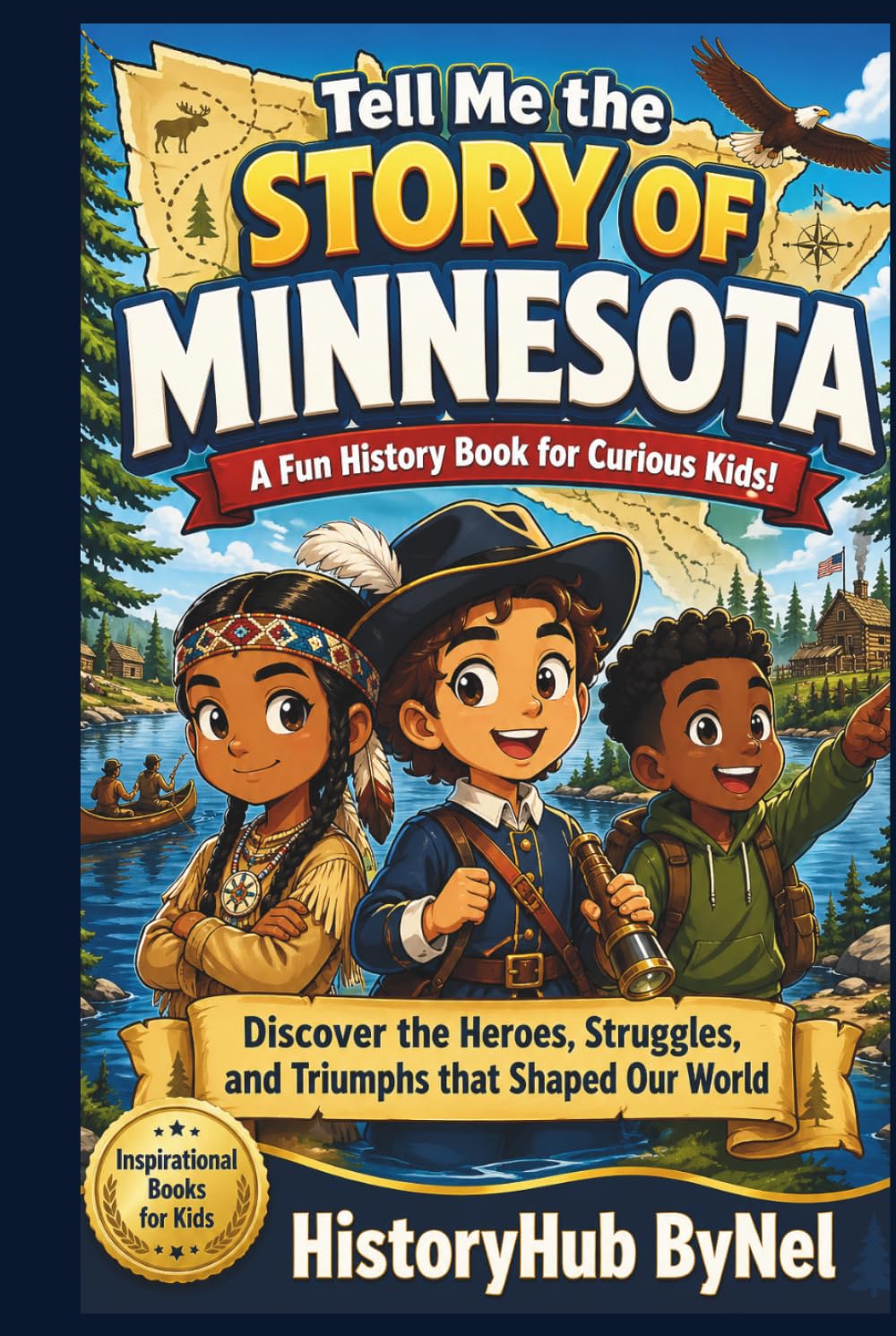 Tell Me the STORY OF MINNESOTA: A Fun History Book for Curious Kids!: Discover the Heroes, Struggles, and Triumphs that Shaped Our World (Collection of State Histories of the USA)