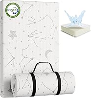 Vista 1 de YENING Cubrecolchón transpirable de 38 x 26 pulgadas, impermeable, para Pack N Play, con correa