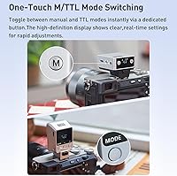 Vista 3 de Godox iFlash iT20 S TTL - Mini cámara flash - Más de 700 flashes, reciclaje de 1.5s, 6 niveles (1/32-1/1 de potencia), batería de litio integrada