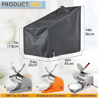 Shaved Ice Machine Dust Cover Snow Cone Maker Heat-Resistant Guard