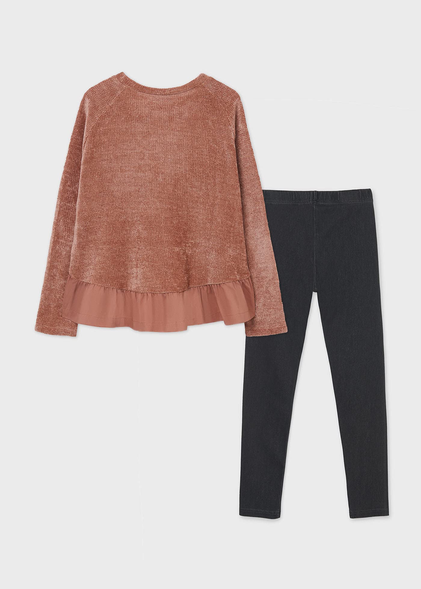 Mayoral Compl.Leggings ciniglia Denim per Bambine e Ragazze Cipria