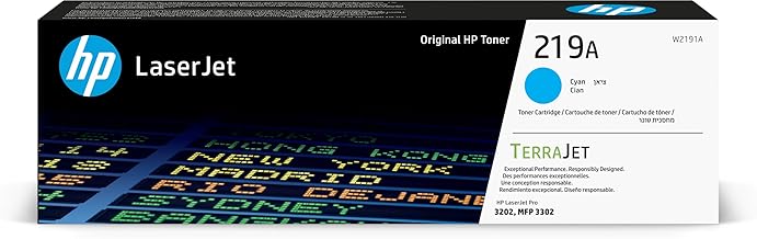 HP Toner Cyan Laserjet Authentic 219A