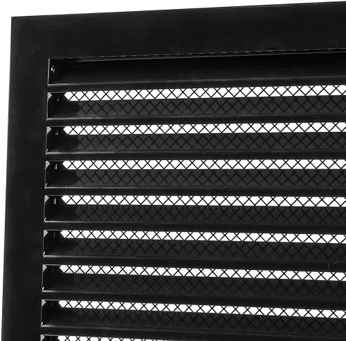 Miniatura 36 de Rejilla de ventilación redonda de aleación de aluminio de 10 pulgadas con malla metálica (conducto de Ø10 pulgadas/rejilla de Ø11 pulgadas) HVAC