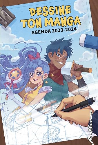 Agenda Dessine ton manga 2023-2024: Agenda scolaire 2023-2024