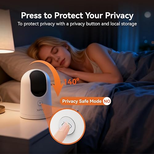 Miniatura 3 de Cámara de seguridad 4K, la primera de la industria con almacenamiento integrado sin tarifas mensuales, cámara de interior inalámbrica, cámara para