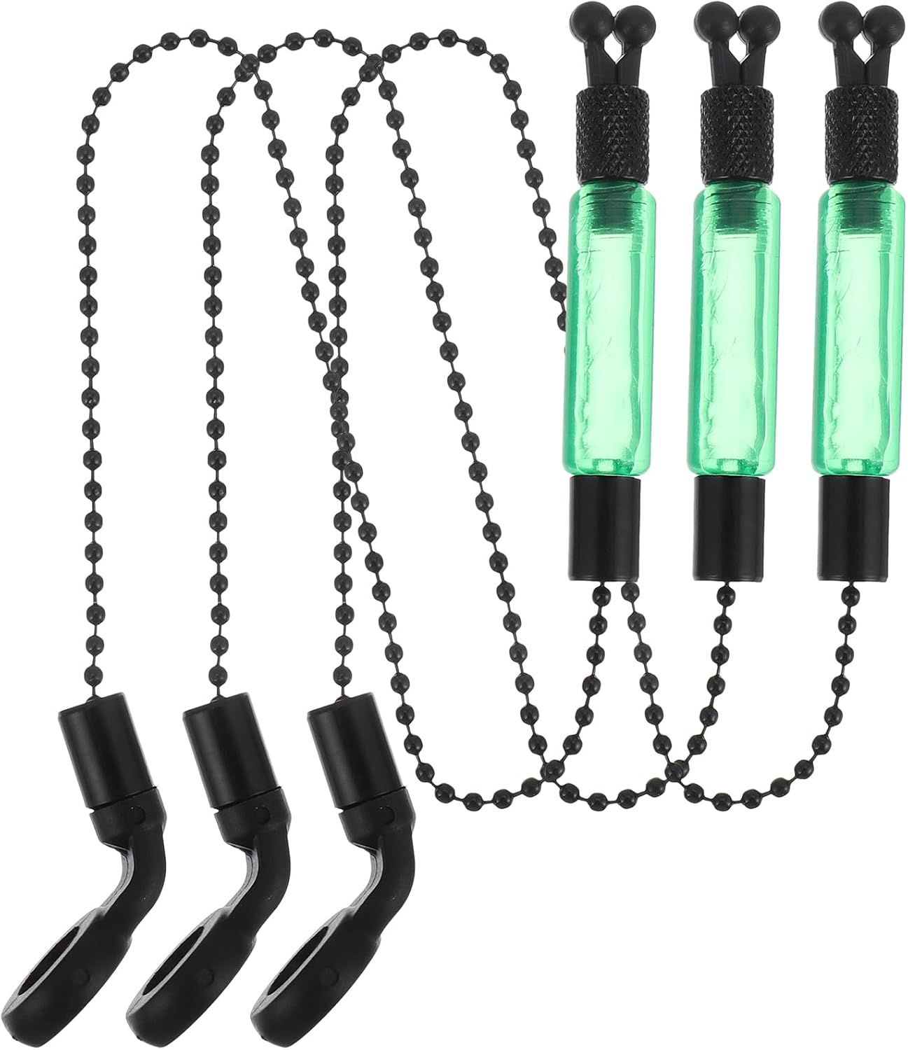Toddmomy 3pcs Fishing Alarm Fishing Accessories Carp Bite Indicator Hanger Rack