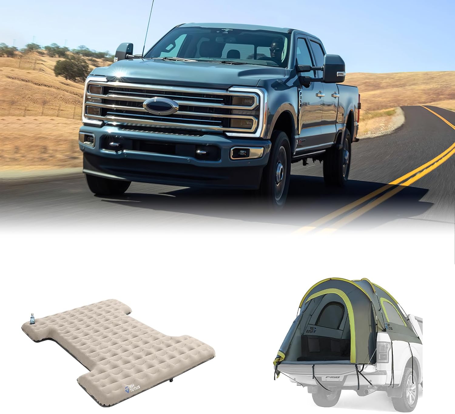 JOYTUTUS Pickup Truck Tent 6.5ft 2.0+JOYTUTUS 3.0 Upgraded Light Version Truck Bed