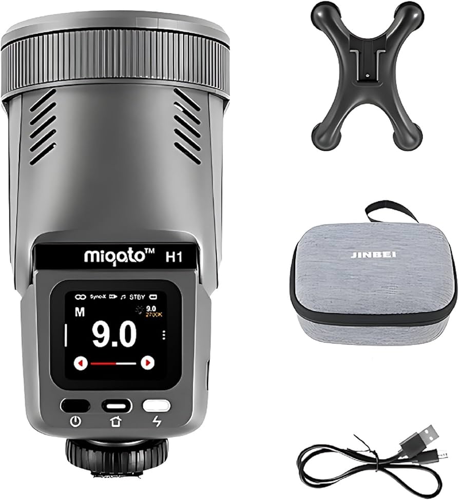Amazon.com : JINBEI H1 2-in-1 Round Head Camera Flash Speedlite Amazon.com : JINBEI H1 2-in-1 Round Head Camera Flash Speedlite