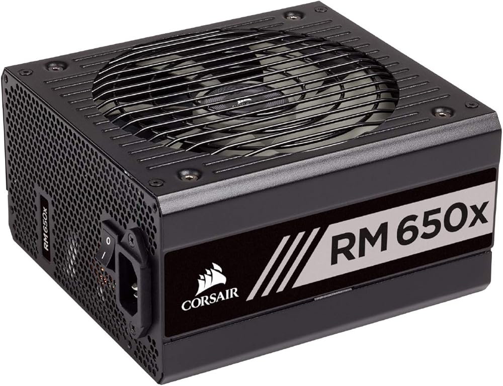 Corsair RMX Series (RM650X), 80+ Gold Certified 650W Fully Modular Power Supply - View 1