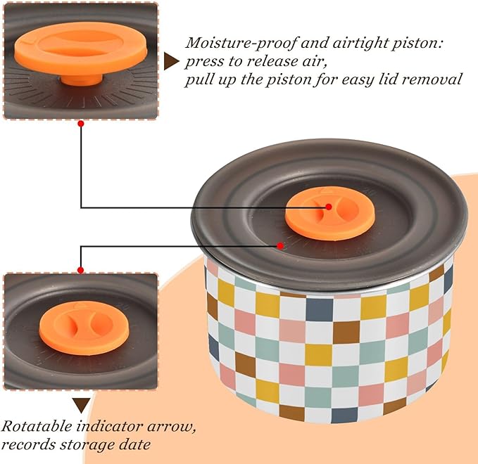 DOMIKING Recipiente Acero Inoxidable Hermético para Café, 500 ml miniatura 4