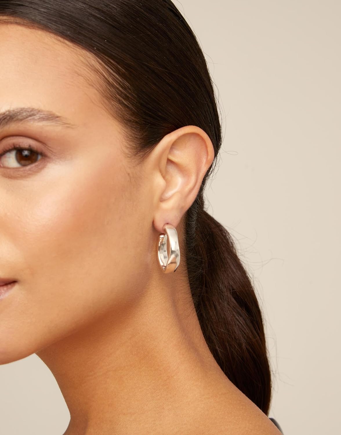 UNOde50 OPEN YOUR MIND Earrings, Sterling Silver-Plated - Image 2