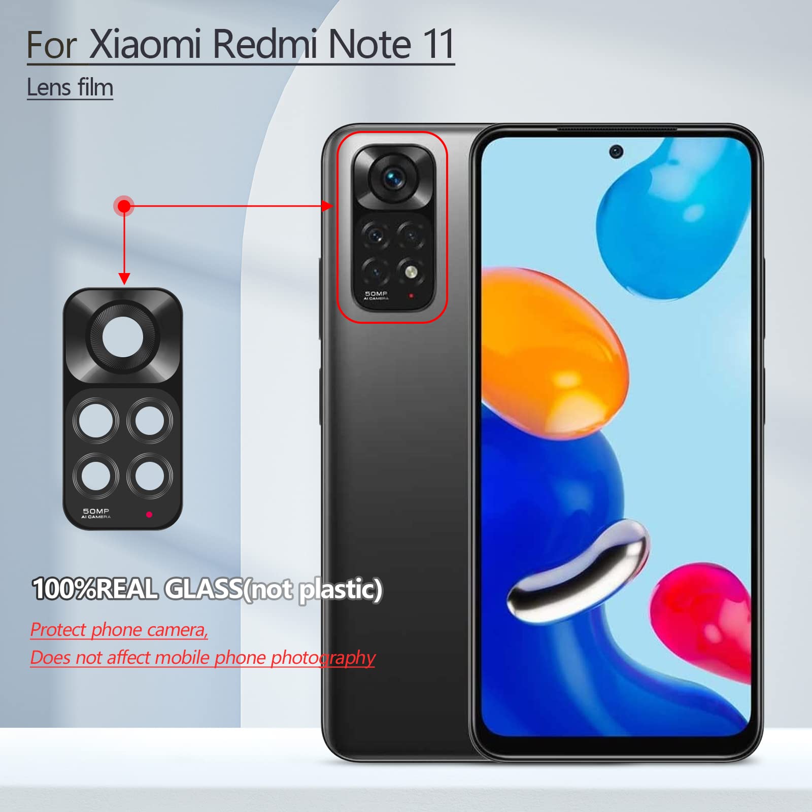 Capteur Caméra Arrière 8MP Grand Angle Pour Xiaomi Redmi Note 11 4G – Pièce De Rechange Neuve