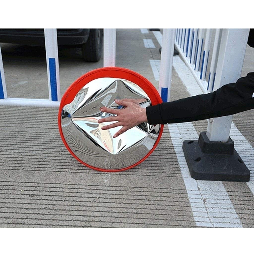 Espejo de Seguridad Tienda de conveniencia Plástico Gran Angular Plástico Durable Espejo Convexo portátil Sótano Garaje Espejo de Punto Ciego 30-80CM (Tamaño: 60CM)