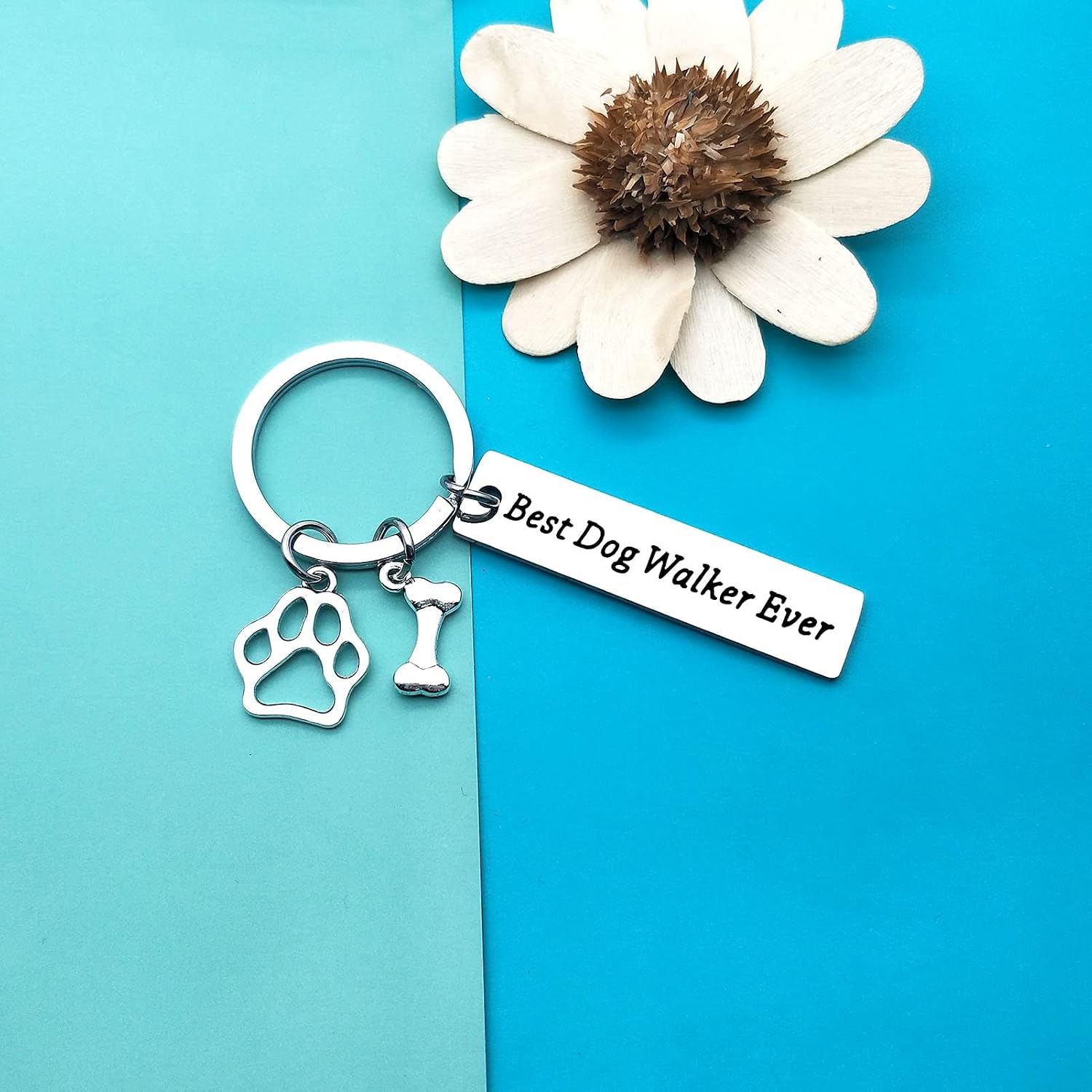 Dabihu Gift for Dog Walker Keychain Appreciation Jewelry for Dog Sitter Animal Lover Pet Owners Gift Thank You Gifts for Caretaker Pet Owners Keyring Christmas Birthday Gifts image 2