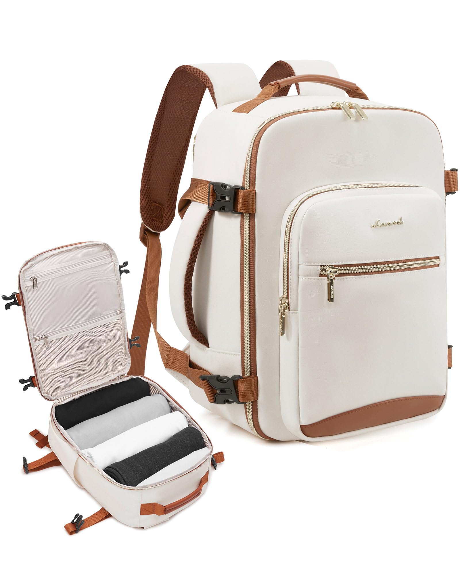 LOVEVOOK Ryanair Handgepäck 40x30x20, Klein Handgepäck Rucksack Tasche Reiserucksack Flugzeug, Carry On Hand Luggage Travel Backpack für 14 Zoll Laptop Damen Herren, Cabin Bag Eurowings Wizz