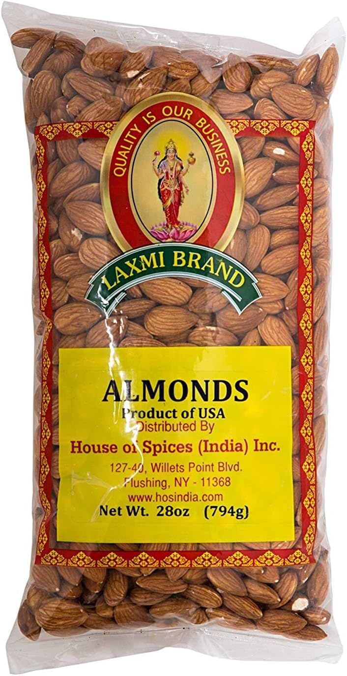 Laxmi Whole Almonds - 28oz