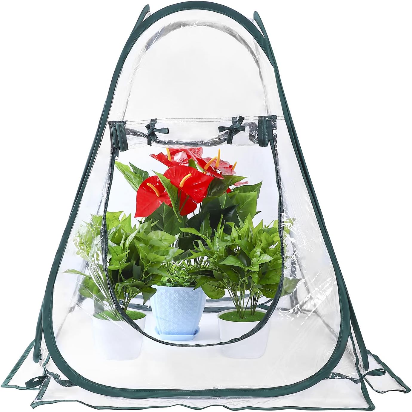 Mini Small Greenhouse for Plant Outdoors Indoor, Pop Up