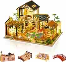 ミニチュアハウス.お家BOXタイプ.エコクラフト☆179(ハンドメイド) ミニチュアキット ホームデコミニチュアハウス フレンチガーデン