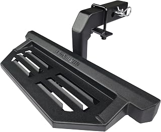 Hitch Steps Universal Fit 2" Hitch Receivers with 5" Drop Step Heavy Duty Steel Hitch Steps for Pickup Truck Fine Texture Black