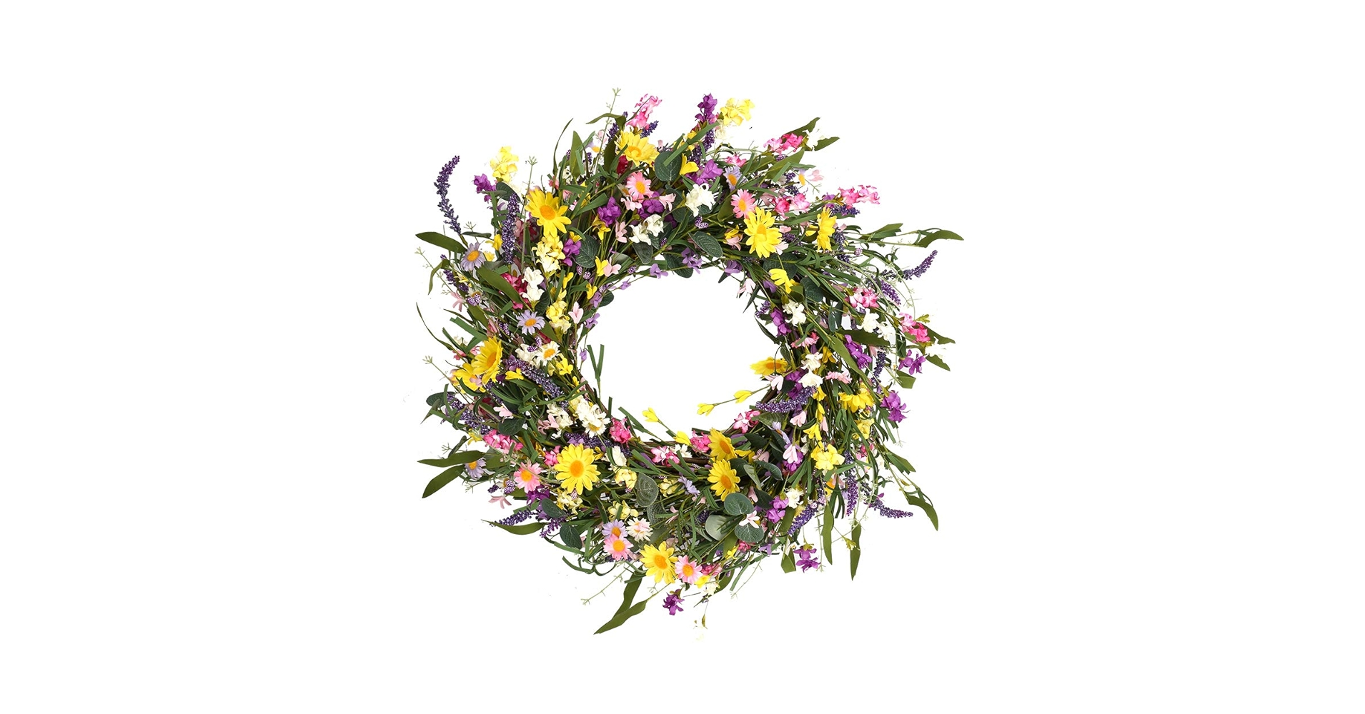 ラナンキュラスや小花のナチュラルリース early summer wreath リース 完成品 造花 ラナンキュラスリース 材料 ラナンキュラス