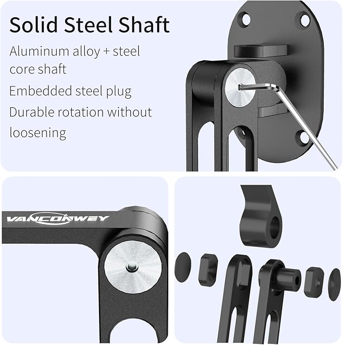 Soporte de pared para tablet ajustable 4.7-13 pulgadas Vanconwey miniatura 7
