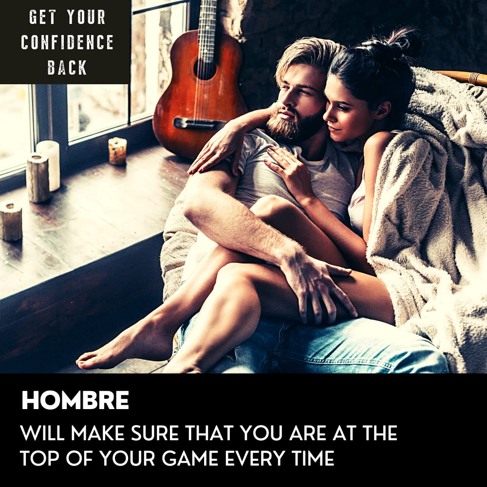 Hombre Male Enhancing Supplement – Add 2 in 60 Days With Our Enlargement Pills for Men Muscle Growth – Increase Size, Strength, Stamina – Endurance, Performance, Energy Booster - 60 Capsules — Amazon image 5