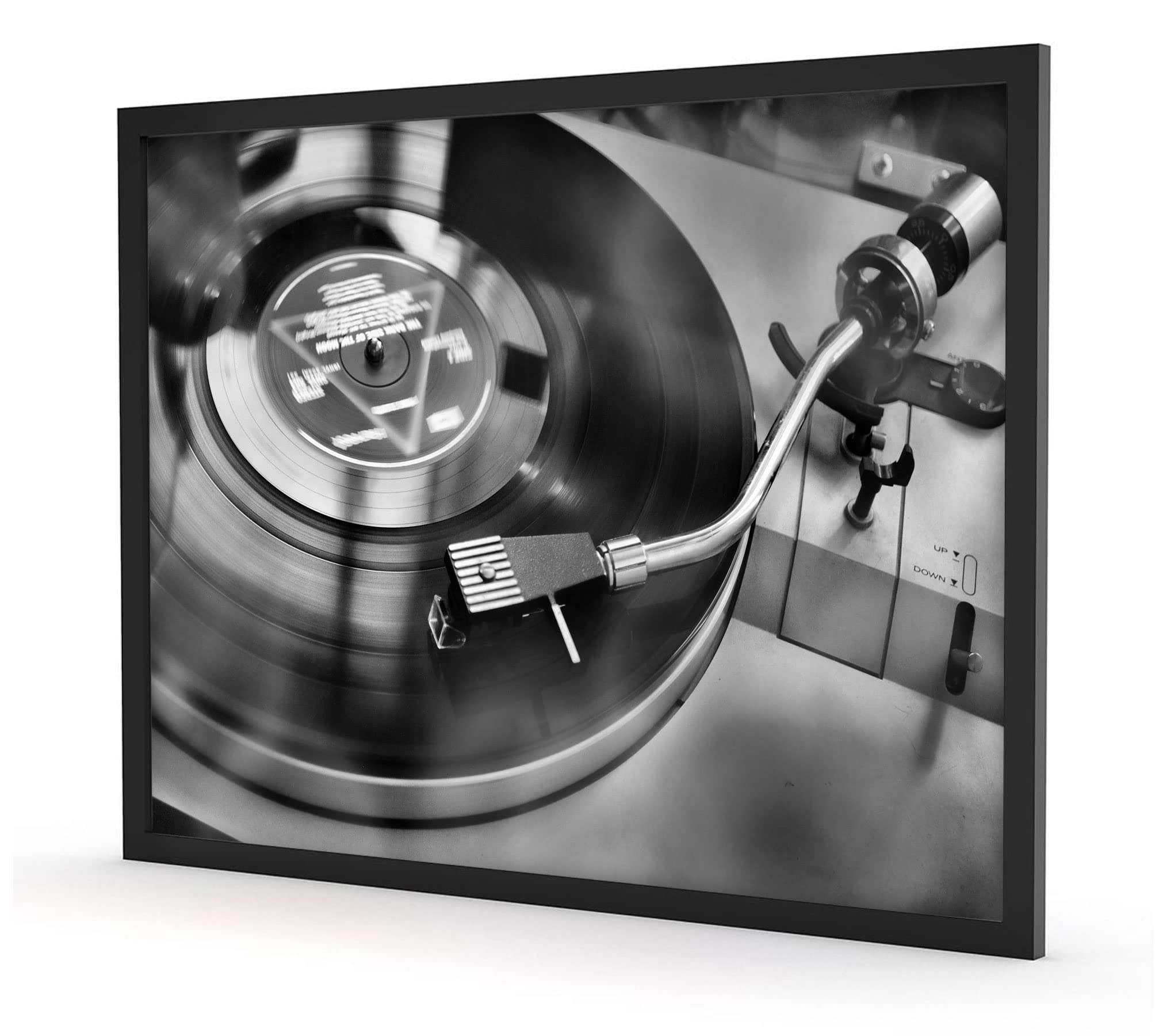 Poster in vinile con cornice per foto, formato 80 x 60 cm, stampa artistica incorniciata
