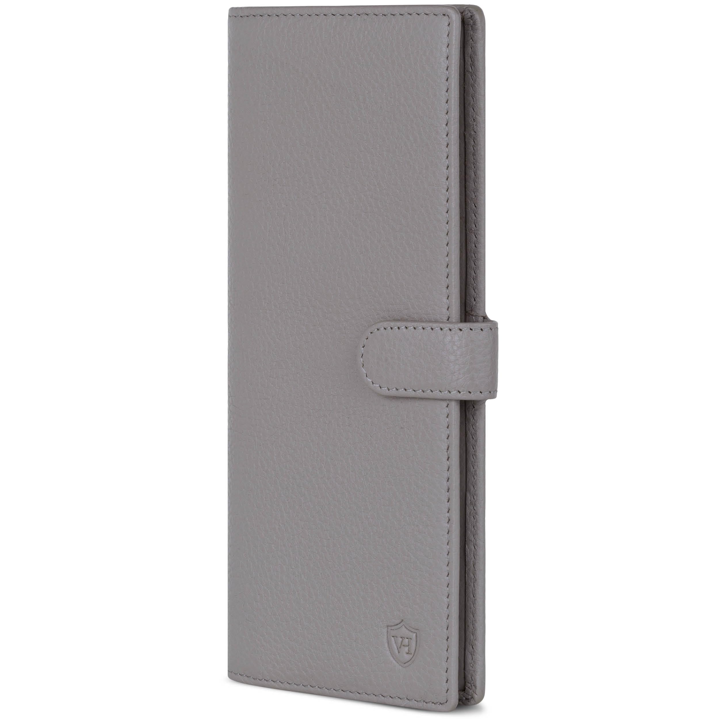 VON HEESEN Leder Geldbörse mit RFID-Schutz - Portemonnaie für Damen & Herren aus echtem Leder - Wallet mit Münzfach - Geldbeutel für Frauen und Männer