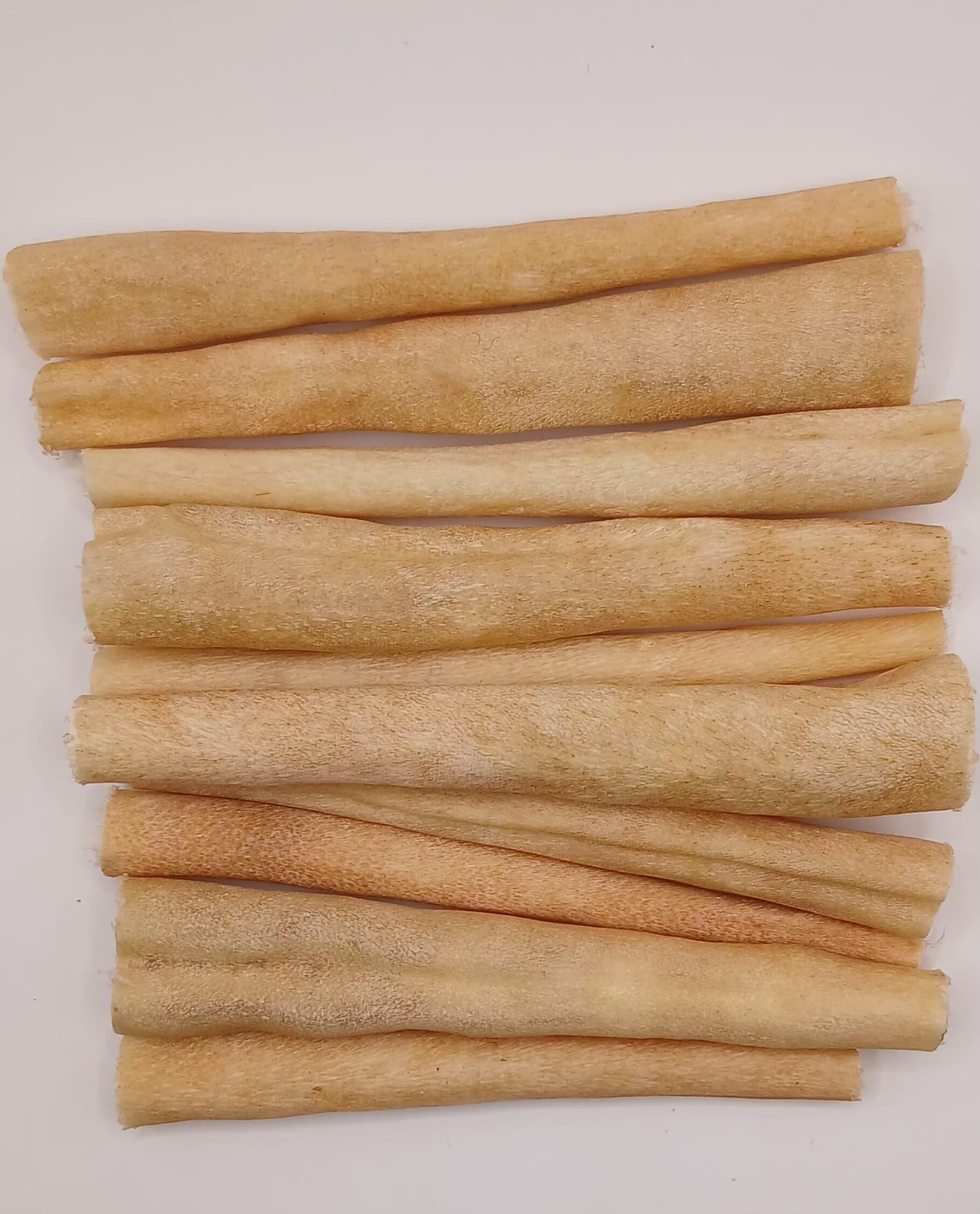 250 grams Beef Buffalo Tails (approx 20-25 tails) PREMIUM QUALITY 100% Natural Dog Treats Chews Single Ingredient RESEALABLE BAG