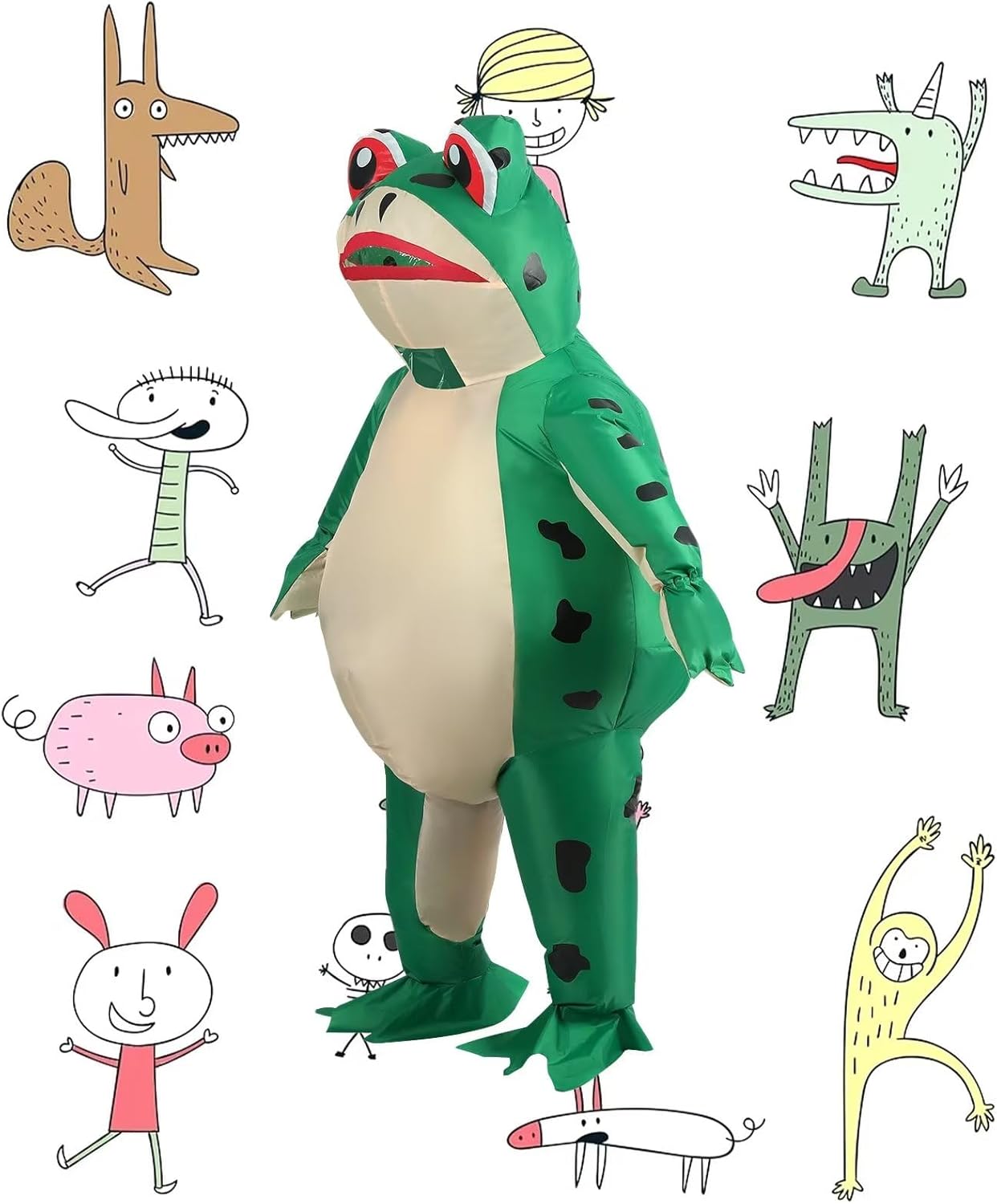 Inflatable Costume Adult Halloween Inflatble Costumes for Men and Women Cosplay Inflatable Suit for Christmas - Image 5