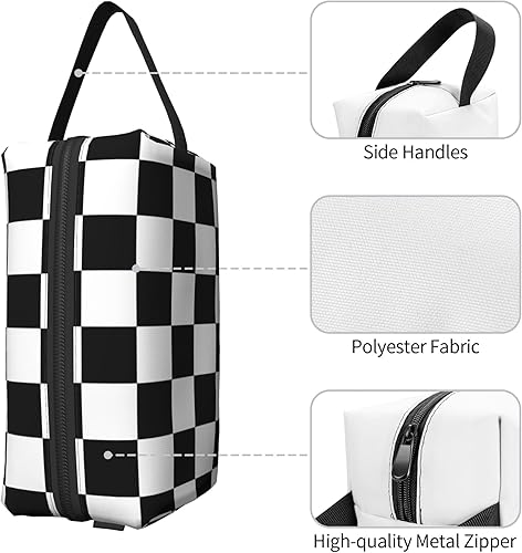 Miniatura 9 de Lindas bolsas de lápiz de maquillaje cosmético Tote Neceser con cremallera, organizador de cosméticos, bolsa de soporte Oxford resistente al agua,