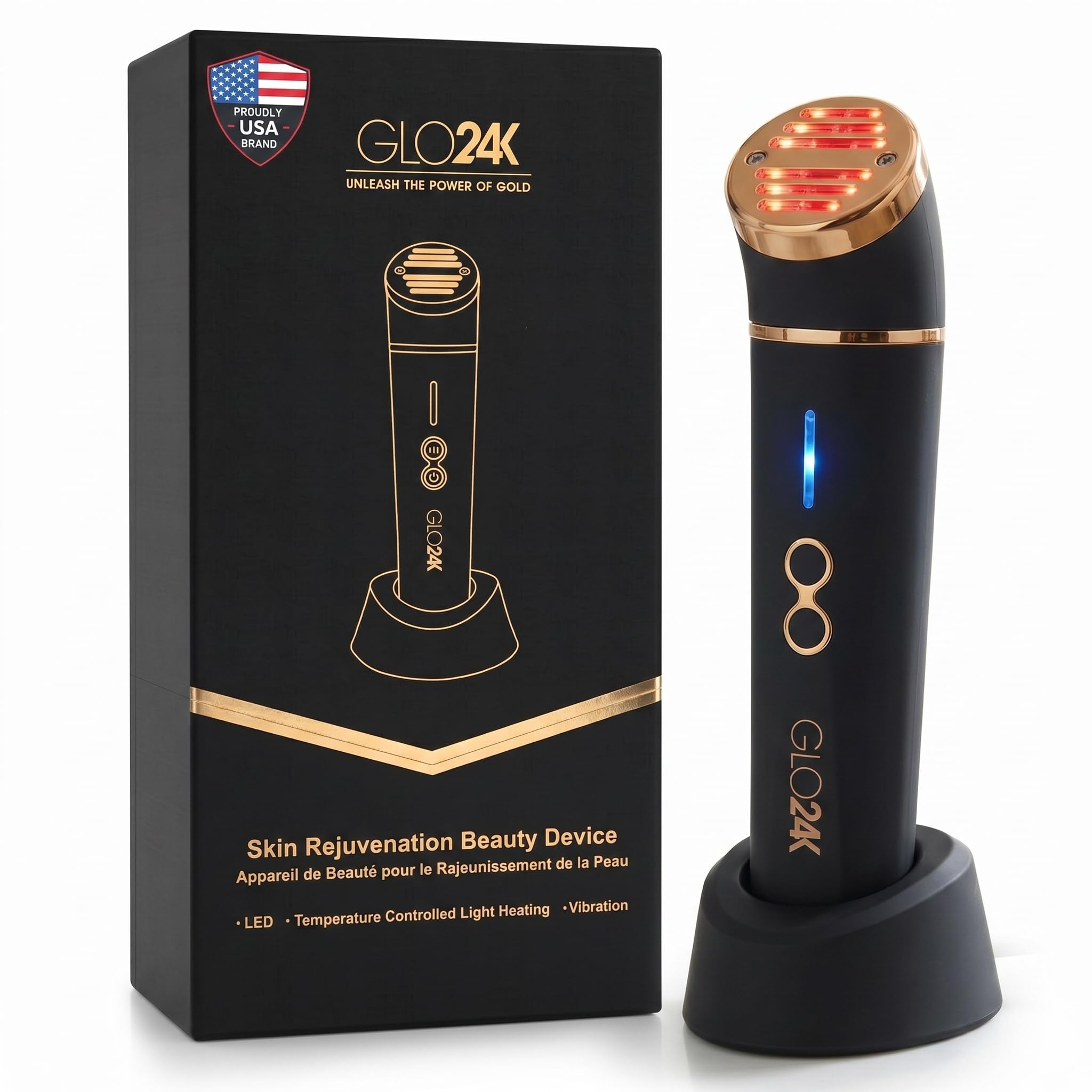 GLO24K Red Light Beauty Device