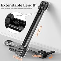 Vista 2 de Appliance Rollers Heavy Duty,Newest Extendable Appliance Sliders,Liftable Washing Machine Base,Easily Move Washer and Dryer