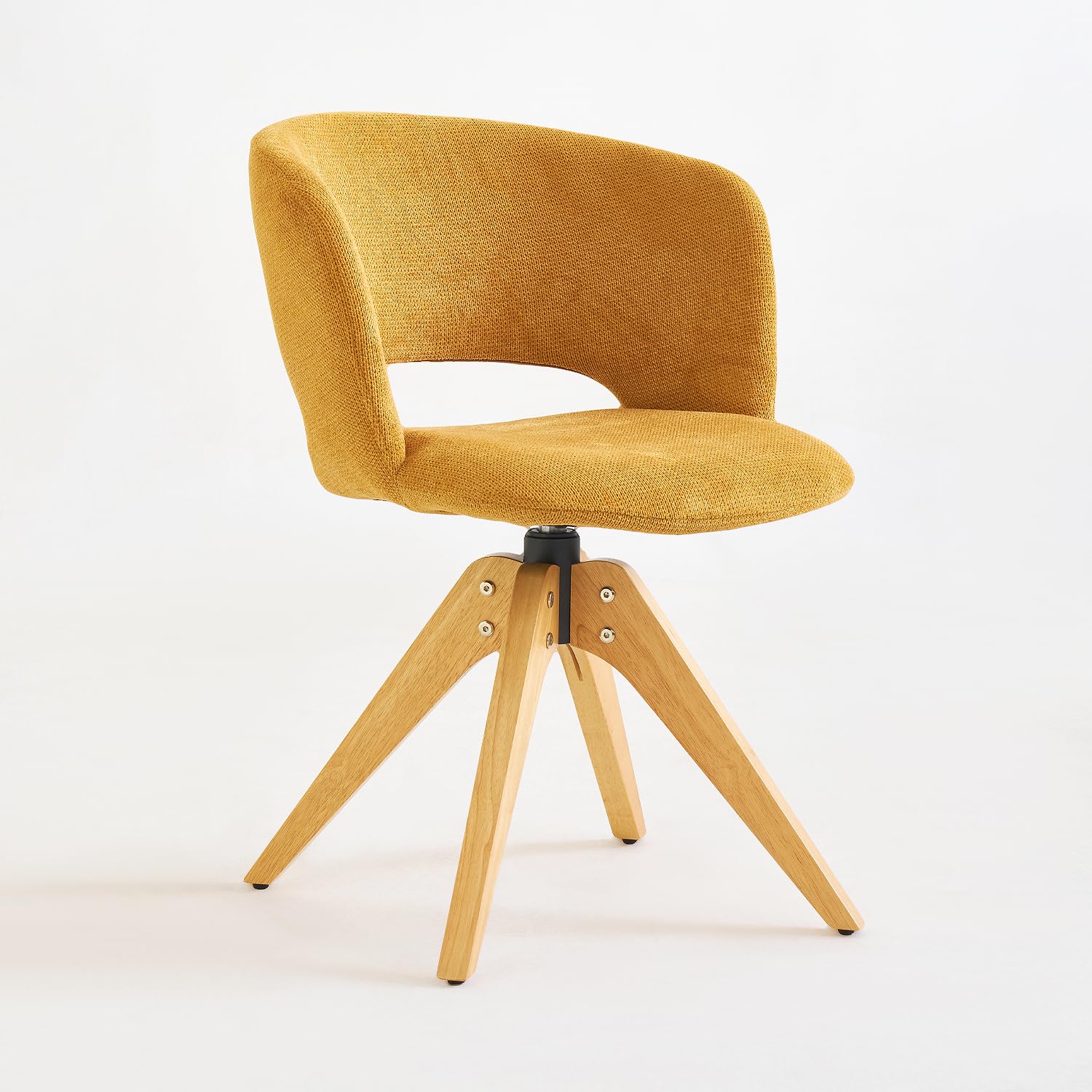 GrandNoor Mid Century Accent Chair Yellow