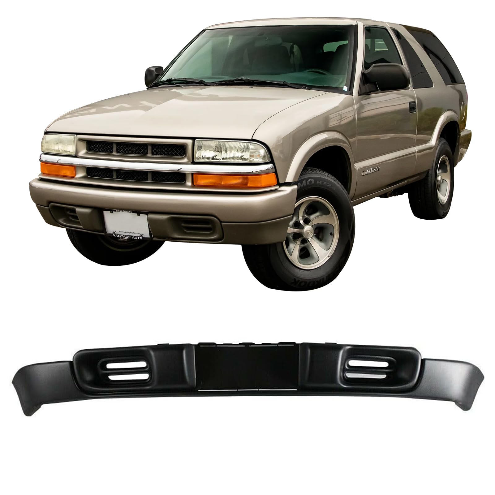 2002 Chevy S10 Front Bumper 1994 2004 Chevrolet S10 Front Bumper