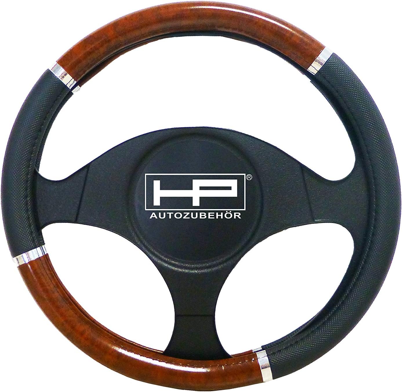 HP Autozubehör 19702 Steering Wheel Cover Wood