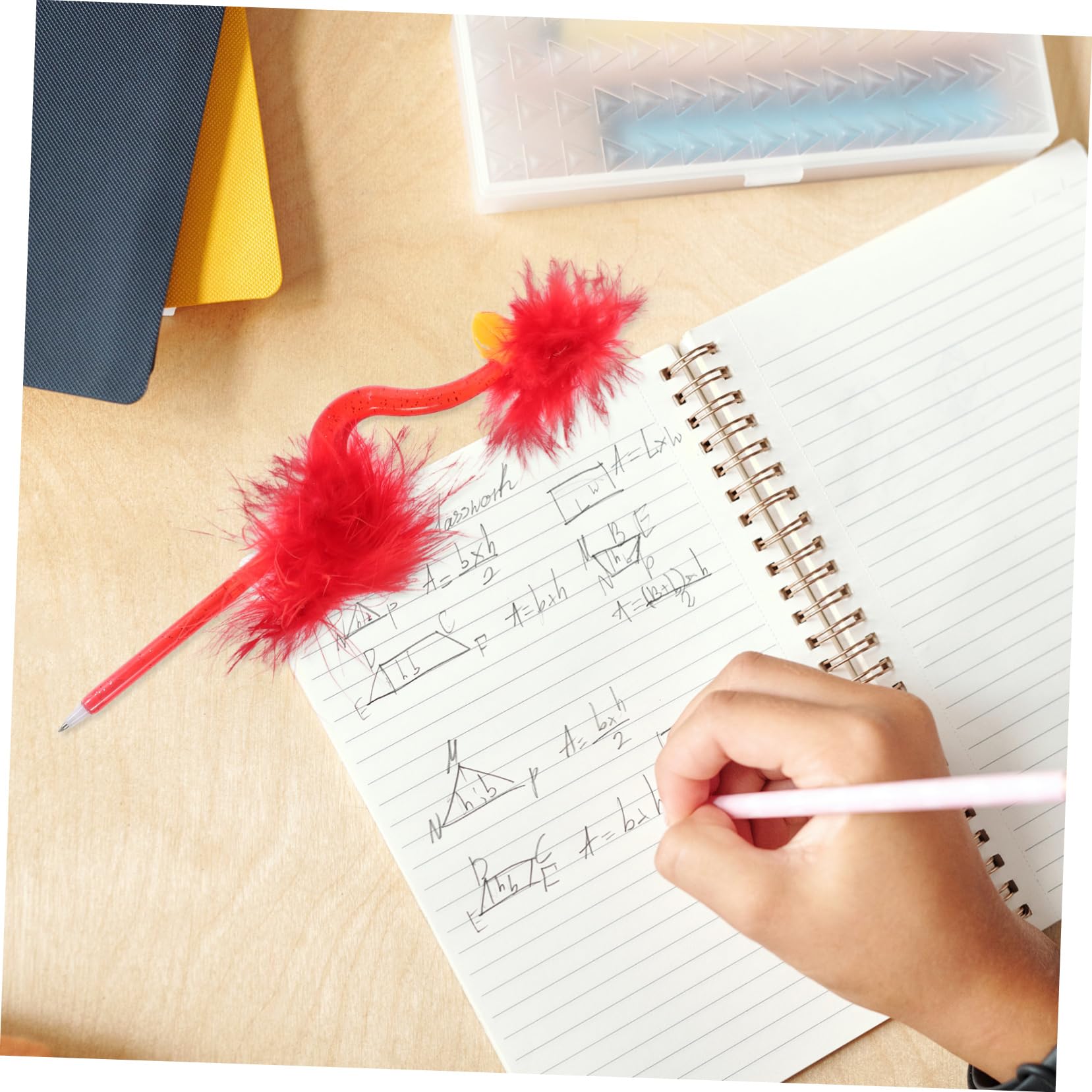 24pièces Stylos à Bille Autruche De Stylos Créatifs Pour Fournitures Écriture Amusantes Et Colorées Idéaux Pour École