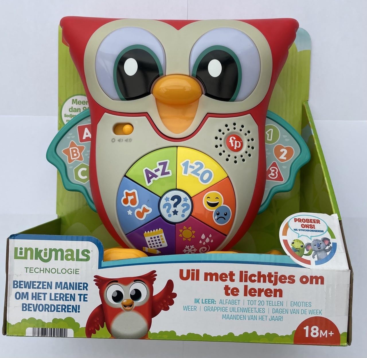 Achat Mattel - réf : HJM69 - Fisher-Price - Jouet Linkimals Élisabeth la Chouette (version ançaise), Jouet d'éveil musical interactif avec lumières et mouvements - Dès 18 mois en gros Achat Mattel - réf : HJM69 - Fisher-Price - Jouet Linkimals Élisabeth la Chouette (version ançaise), Jouet d'éveil musical interactif avec lumières et mouvements - Dès 18 mois en gros