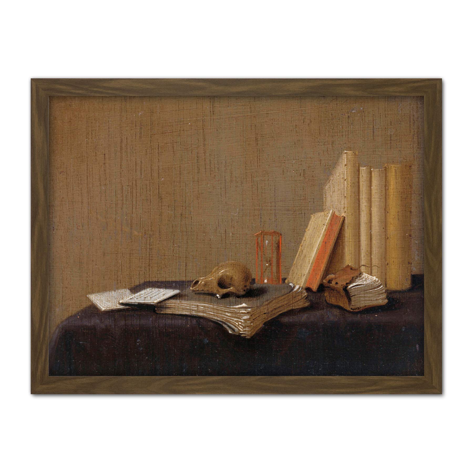 Artery8 Gerrit Van Vucht Vanitas Still Life Painting Artwork Framed Wall Art Print 18X24 Inch