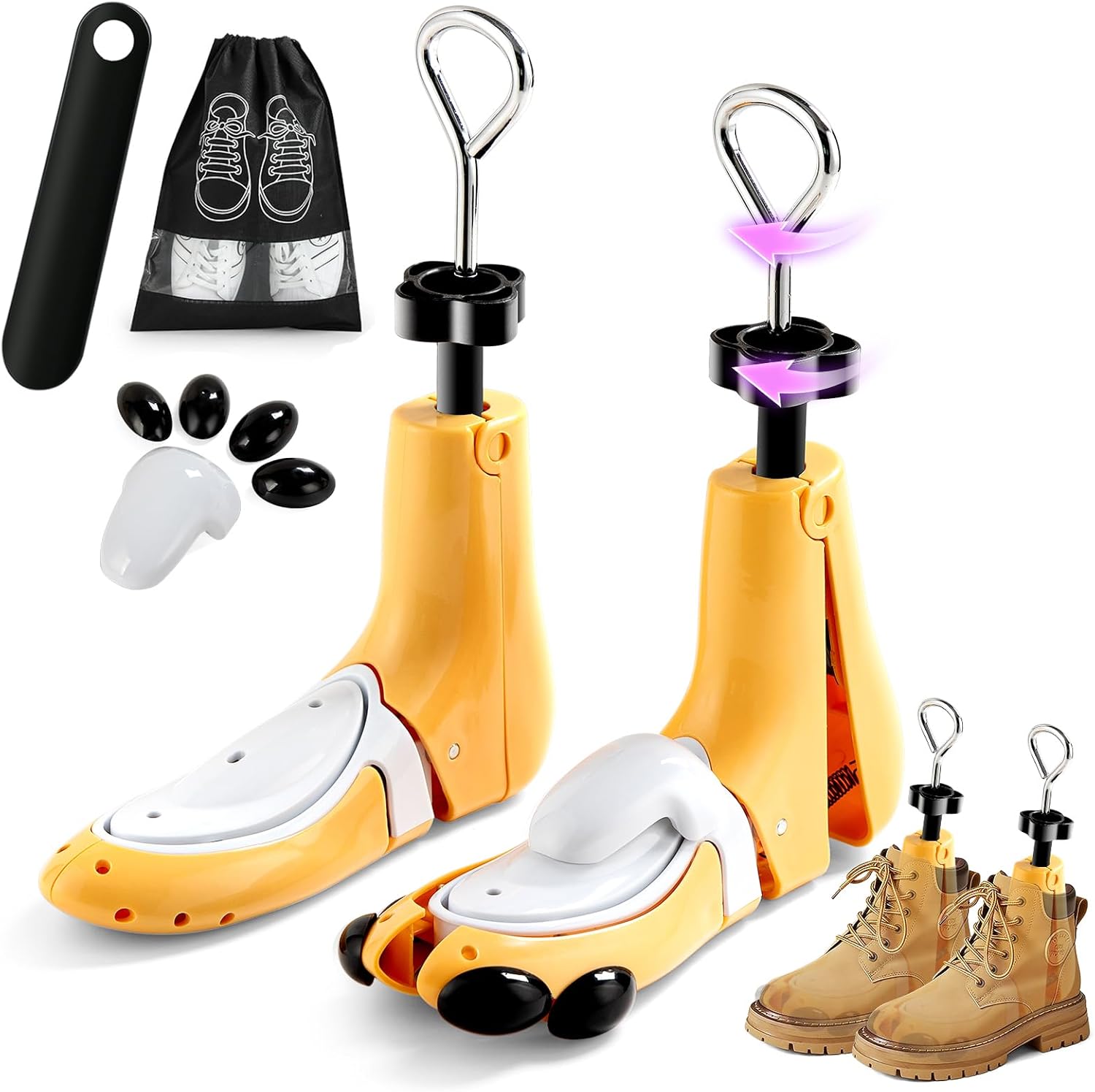 Shoe Stretcher Women Men, Boot Stretcher Men, Shoe Tree Adjustable Width Length for Wide Feet