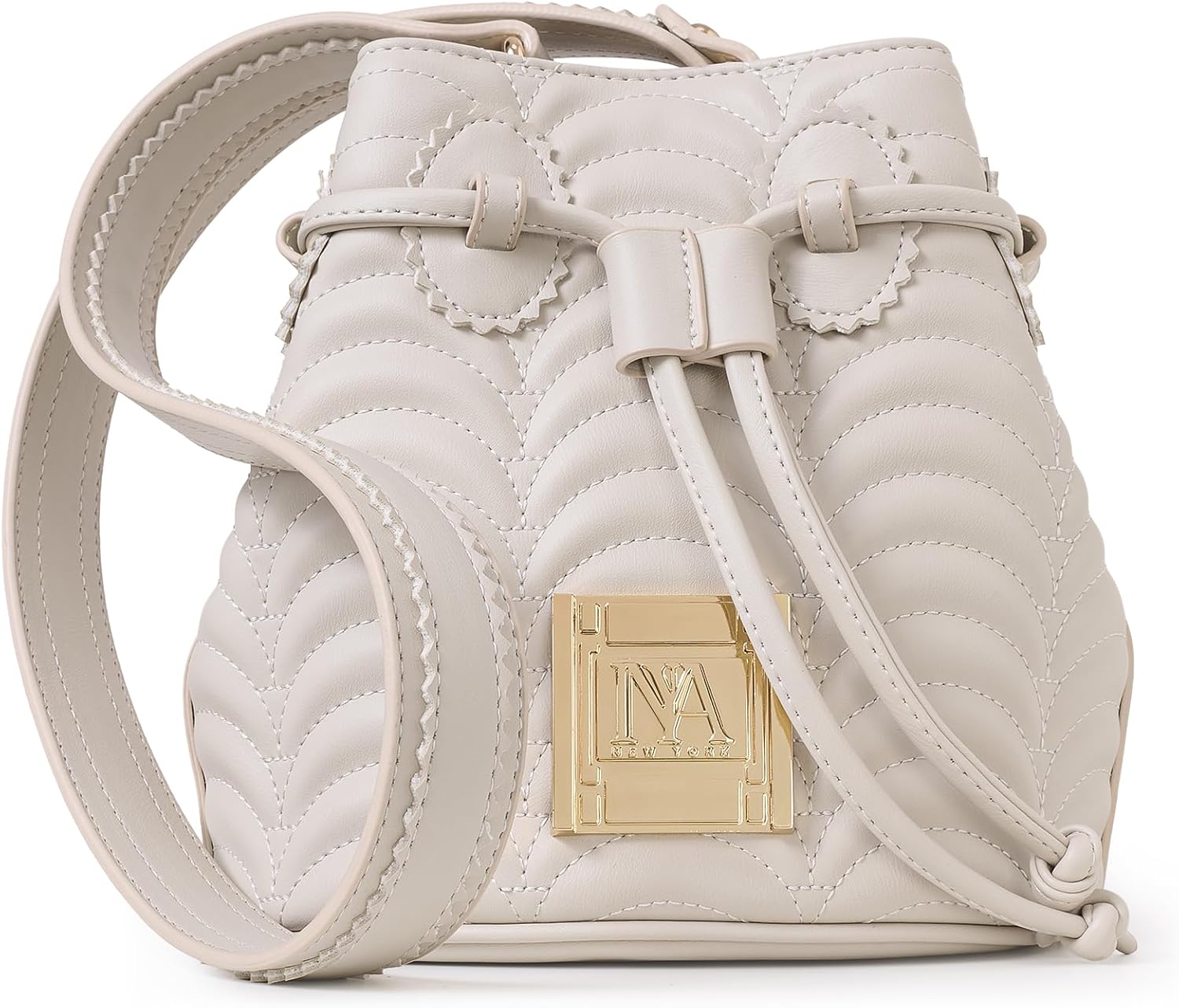 DUFFY N°1 Vegan Leather Shoulder Hobo Bucket Crossbody Designer Bag for Ladies Small Evening Casual Party Work Women Handbag