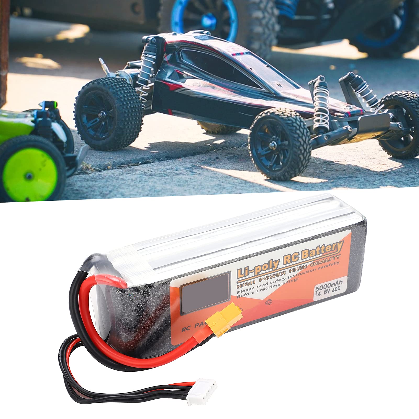 5000 MAh 40C 4S XT60 Wtyczka Bateria Litowa, Bardzo Długie Godziny Pracy Wysokowydajna Bateria Lipo do Samolotów FPV Racing Drone RC Quadcopter