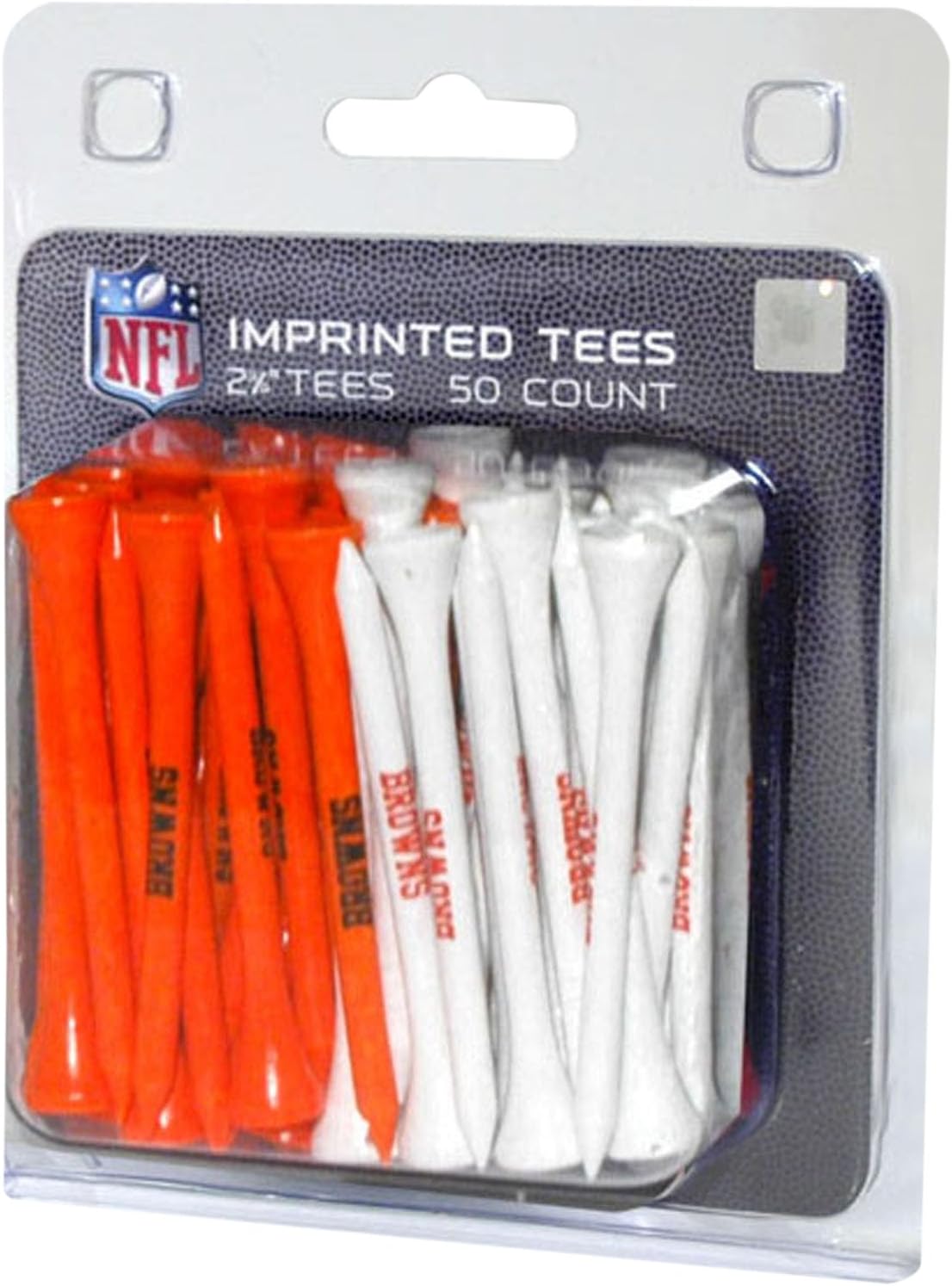 Team Golf NFL New York Giants Pack of 50 Golf Tees 2-3/4" Golf Tees, 50 Pack, Regulation Size, Multi Team Colors